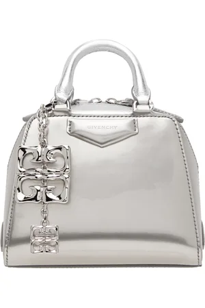 Givenchy Silver Nano Antigona Cube Bag