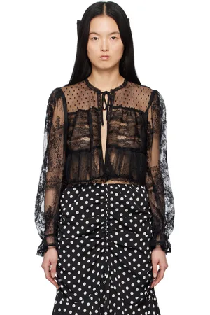 Anna Sui Lace Combo Bed Cardigan