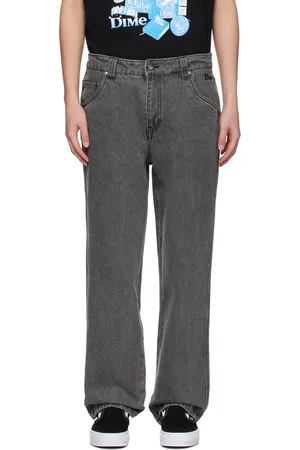 DIME Black Classic Relaxed Jeans