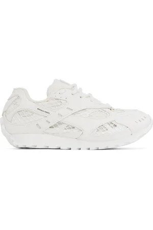 Bottega Veneta White & Off-White Orbit Sneakers