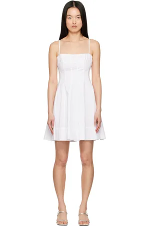 Staud White Wylie Minidress