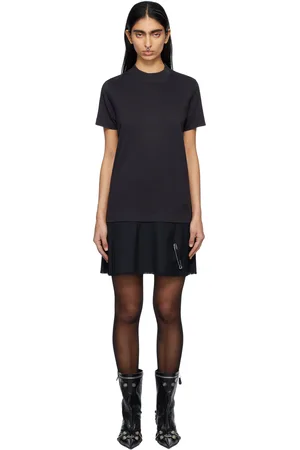 Balenciaga Black Layered T-shirt Minidress