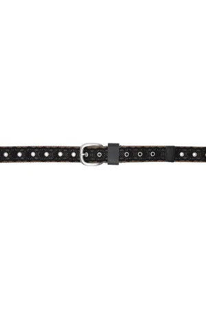 OUR LEGACY Brown & Black 3 CM Belt