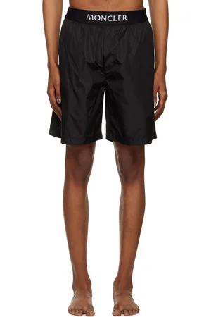 Moncler Black Three-Pocket Swim Shorts
