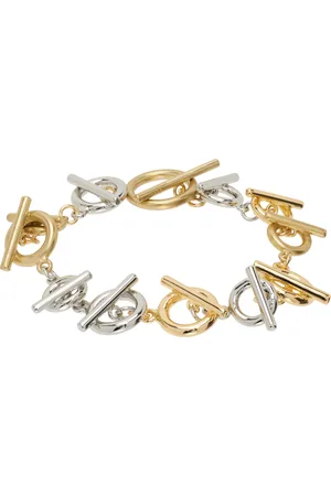SACAI Gold & Silver Toggle Clasp Bracelet