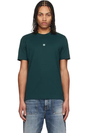 Givenchy Green 4G Embroidery T-shirt