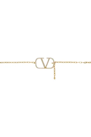 VALENTINO GARAVANI Gold VLogo Signature Chain Belt