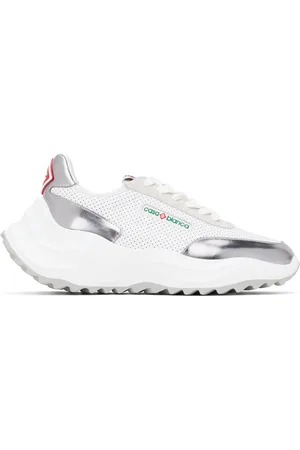 Casablanca White & Silver Atlantis Sneakers
