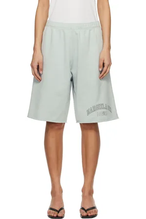 Maison Margiela Blue Varsity Sweat Shorts
