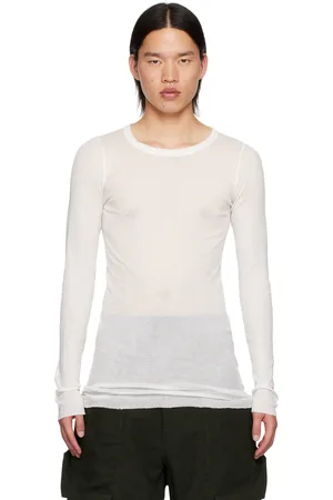 Rick Owens Off-White Porterville Rib Long Sleeve T-Shirt