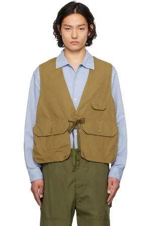 ENGINEERED GARMENTS Khaki Fowl Vest