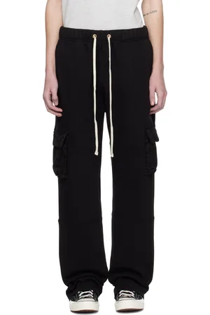 Les Tien Black Heavyweight Cargo Pants