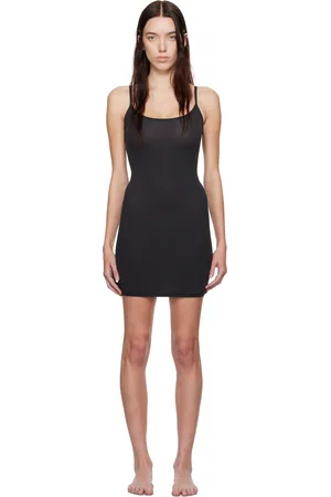 SKIMS Black Fits Everybody Slip Dress