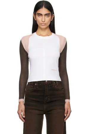 ECKHAUS LATTA Brown & Pink Twyla Shrug Cardigan