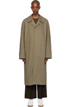 Filippa K Taupe Cotton Gabardine Car Coat