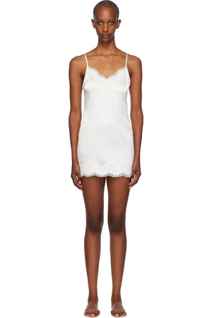 Agent Provocateur White Amelea Slip Dress