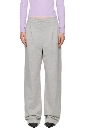 Carter Young Gray Pleated Sweatpants