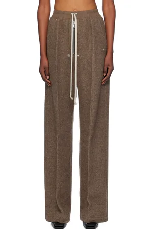 Rick Owens Brown Porterville Wide Bela Lounge Pants