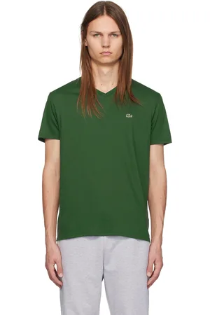 Lacoste Green V-Neck T-Shirt