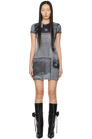 Miaou Black & White Billie Minidress