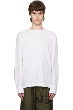 DRIES VAN NOTEN White Paneled T-shirt