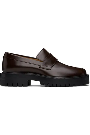 Maison Margiela Brown Tabi Loafers