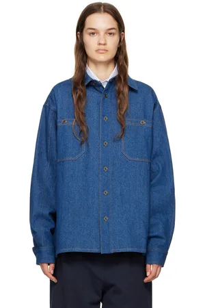 Carter Young Indigo Washed Denim Shirt