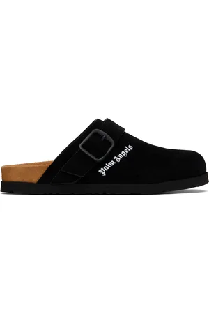 Palm Angels Logo Calf Leather Mules