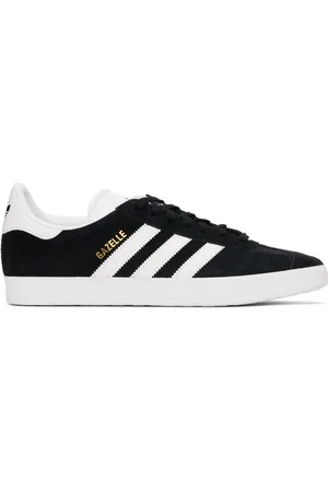 adidas Black & White Gazelle Sneakers