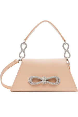 Mach & Mach Pink Double Bow Samantha Medium Bag
