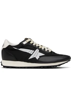 Golden Goose Black & White Marathon Sneakers