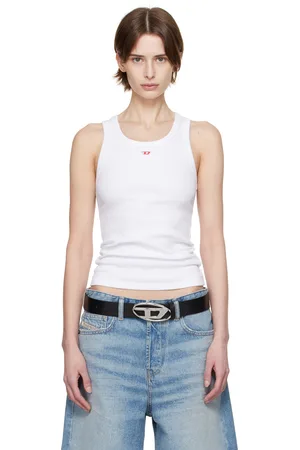 Diesel White T-Anky-D Tank Top