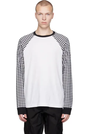 Moncler 7 Moncler FRGMT Hiroshi Fujiwara Black & White Long Sleeve T-Shirt