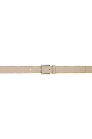 The Frankie Shop Beige Toni Leather Belt