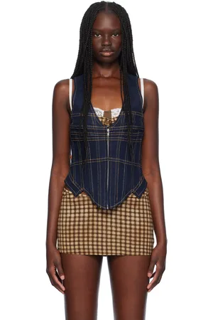 Miaou Indigo Dolly Denim Corset
