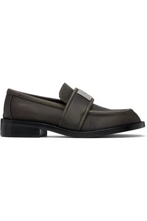 Acne Studios Brown Nylon Loafers
