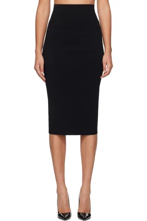 Victoria Beckham Fitted Midi Skirt