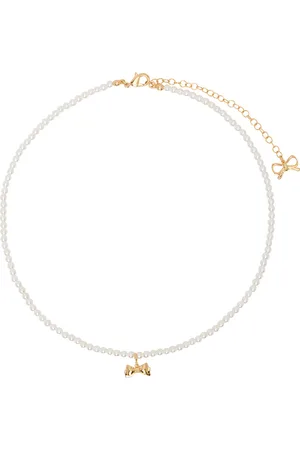 númbering White & Gold #9708 Necklace