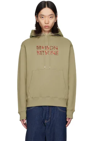 Maison Kitsuné Green Woodland Alphabet Hoodie