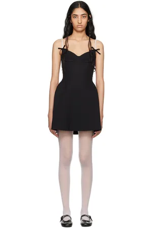 Shushu/Tong Black Corset Minidress