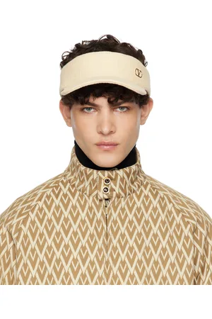 VALENTINO GARAVANI Off-White VLogo Signature Visor Cap