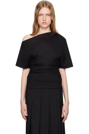 Rohe Black Asymmetrical Blouse
