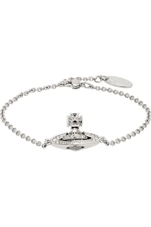 Vivienne Westwood Silver Pina Bas Relief Bracelet