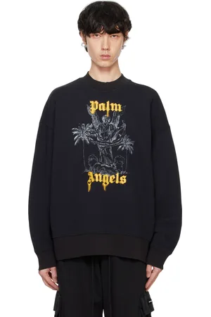Palm Angels Black Palms Pencil Sweatshirt