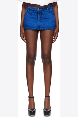 Vivienne Westwood Blue Foam Denim Miniskirt
