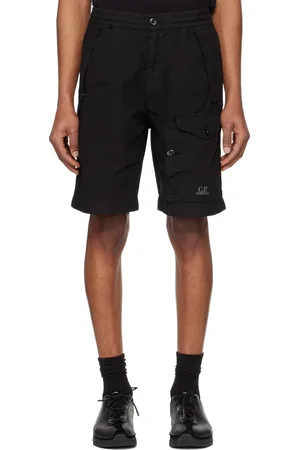 C.P. Company Black Microreps Cargo Shorts