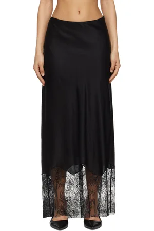 Holzweiler Black Leila Lace Maxi Skirt