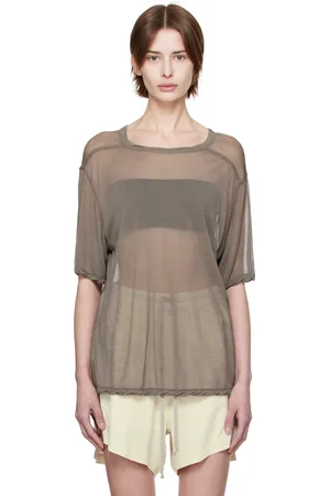 Rick Owens Gray Hollywood Brad T-shirt