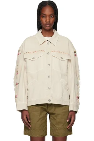 Isabel Marant Beige Manona Denim Jacket