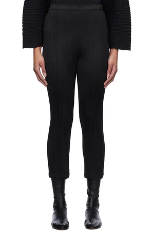 PLEATS PLEASE ISSEY MIYAKE Black Monthly Colors January Trousers